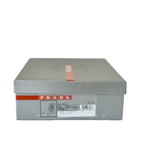 NIB AUTHENTIC PRADA SHEARLING GIRLS BOOTS - Picture 6 of 6